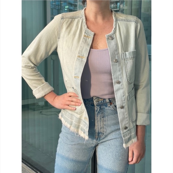 Abercrombie & Fitch jean jacket, size XS - Picture 2 of 3